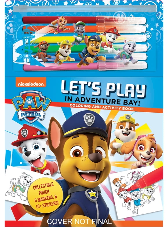 Nickelodeon PAW Patrol: Let's Play in Adventure Bay, 64 pages (Hardcover)
