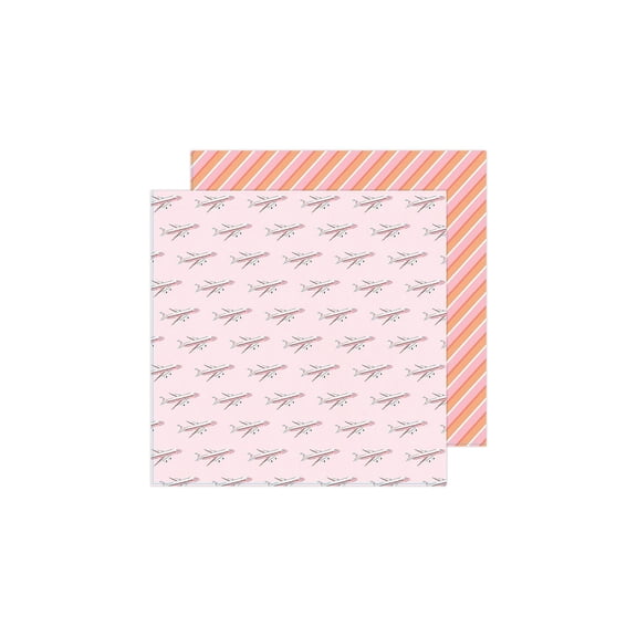 Maggie Holmes Round Trip Double-Sided Cardstock 12"X12"-Departure
