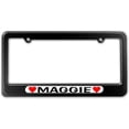 thumbnail image 1 of Maggie Love with Hearts License Plate Frame, 1 of 1