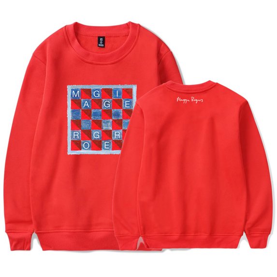 Maggie Rogers Checkmate Crewneck Sweatshirt Women Men Casual Long Sleeve Streetwear Pullovers