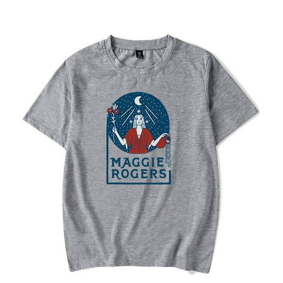 Maggie Rogers Heard It In A Past Life Unisex Short Sleeve Fashion Crew Neck T - shirt Merchandise