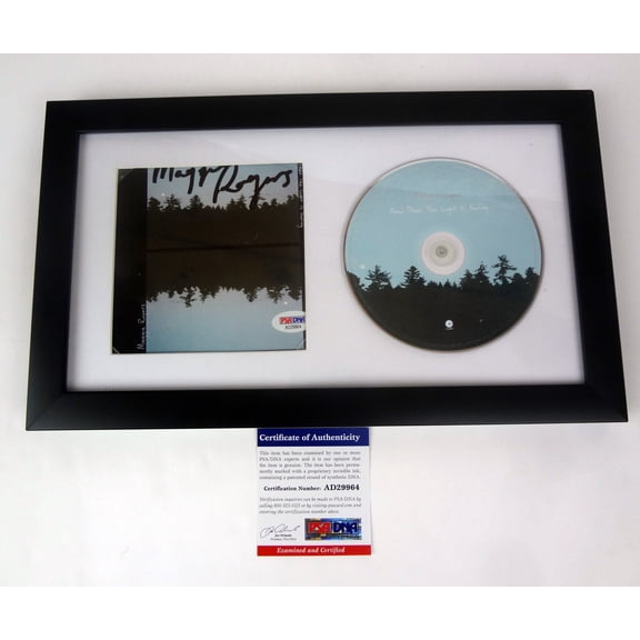Maggie Rogers Now That The Light Is Fading Signed Autograph Frame CD PSA/DNA COA