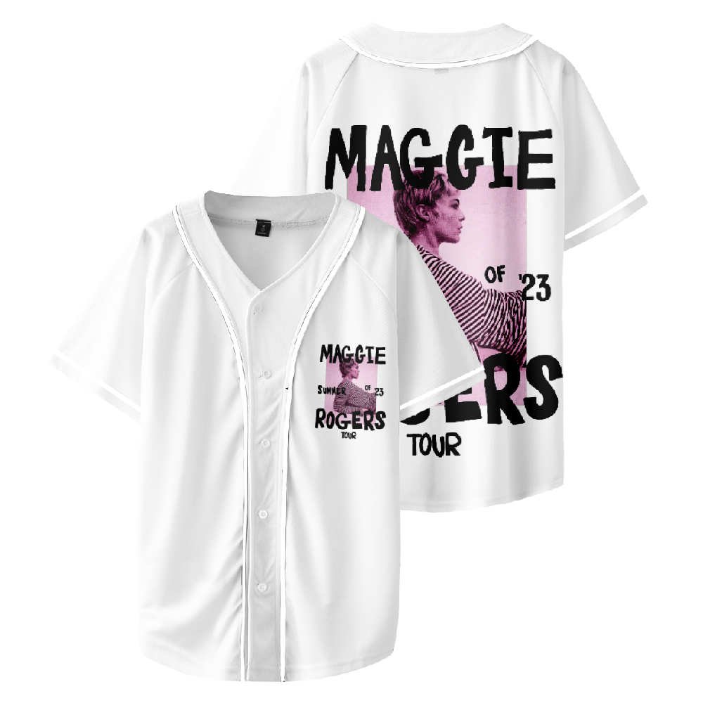 Maggie Rogers Summer of '23 Tour Baseball Jersey Streetwear 3D Print