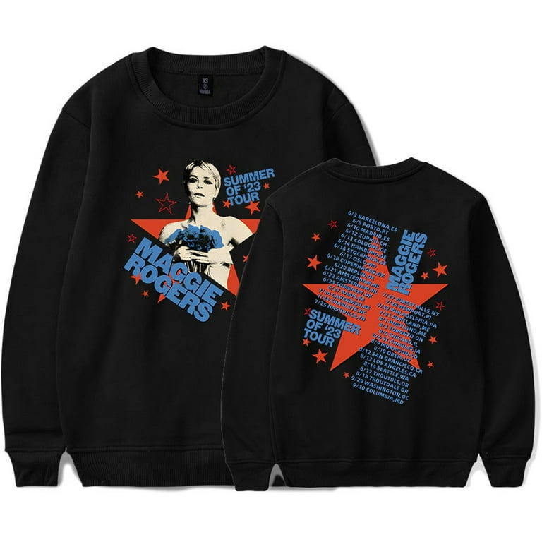 Maggie Rogers Summer of 23 Tour Sweatshirt Cosplay Long Sleeve Fashion Crewneck