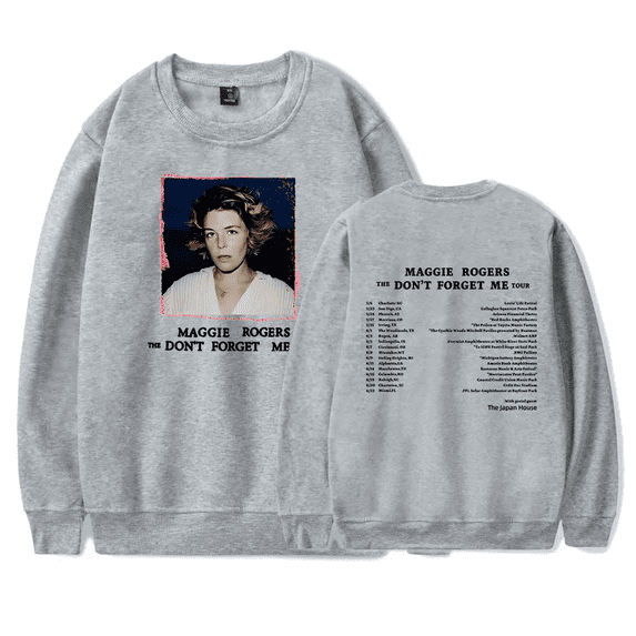 Maggie Rogers The Don't Forget Me Tour Crewneck Sweatshirt Unisex Long Sleeve Pullover Clothes