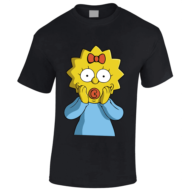 Maggie Simpson The Simpsons Tv Show Character Fan T Shirt 6 - Walmart.com