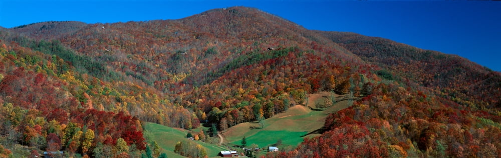 Maggie Valley Great Smokey National Park North Carolina Canvas Art - Panoramic Images (27 x 9)
