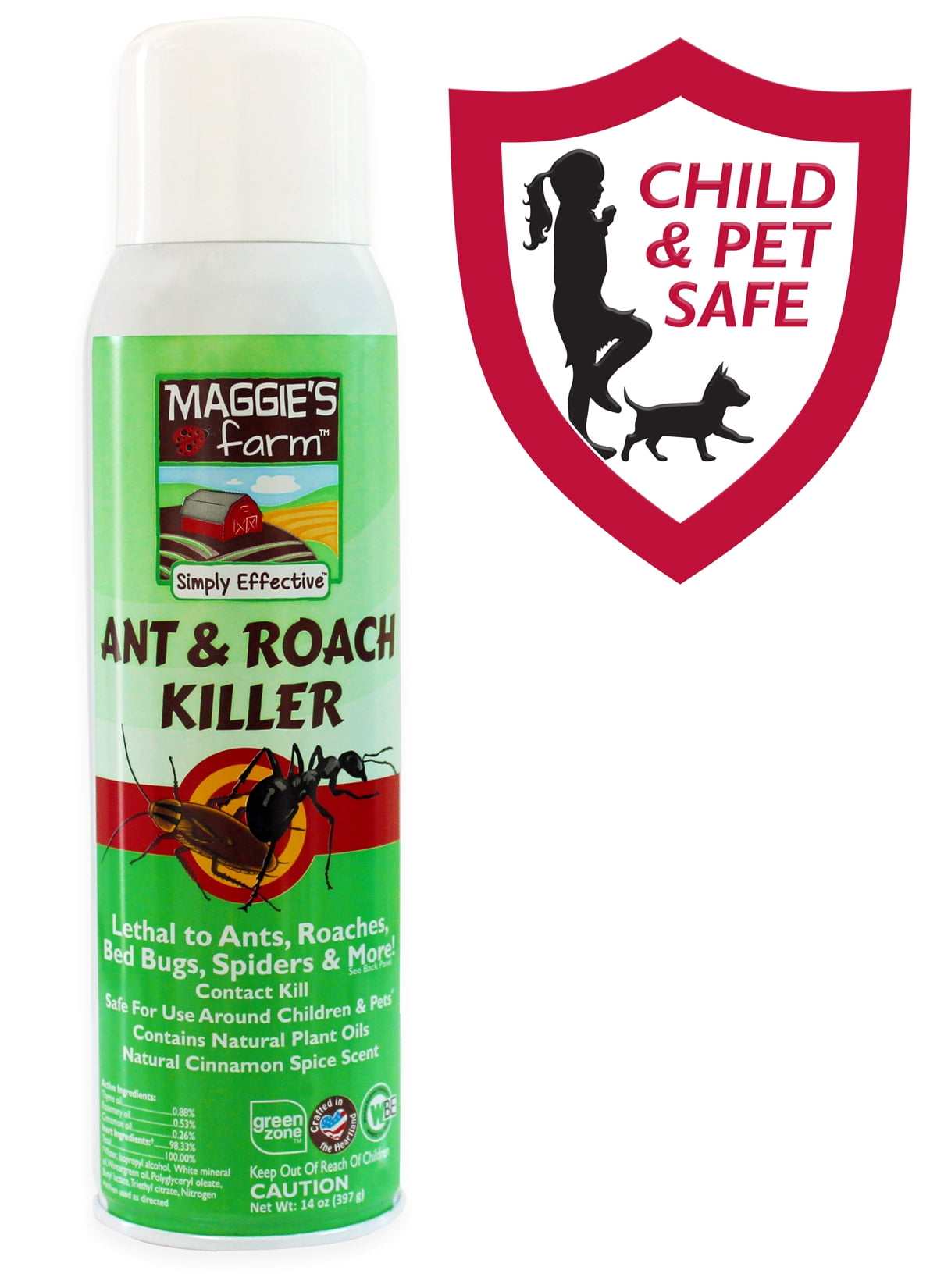 Maggie's Farm 14 oz. Aerosol Spray Ant & Roach Killer MARK014