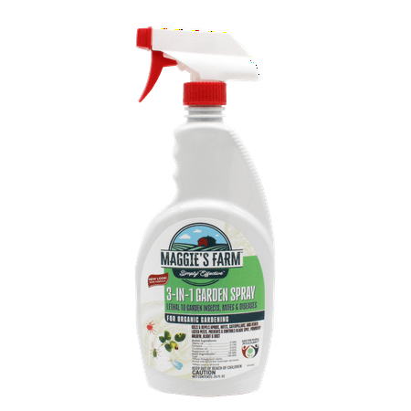 Maggie's Farm 3-in-1 Garden Spray, 24-Ounce Ready-To-Spray