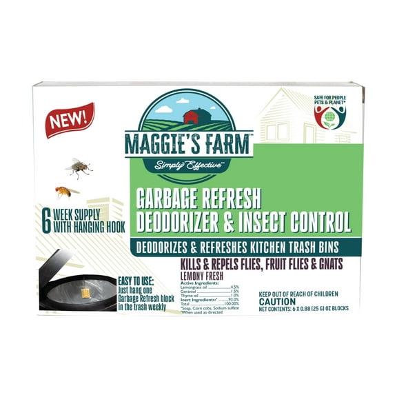 Maggie's Farm Garbage Refresh Deodorizer & Insect Control