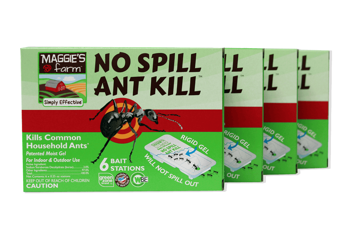 Maggie's Farm Indoor & Outdoor Ant Bait Stations, 4 Count