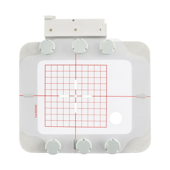 MaggieFrame Magnetic Embroidery hoop 4x4 inch for Husqvarna Viking Designer Epic Diamond deLuxe Topaz 40 Jade 35 Sewing Machines(100x100mm-VK439)