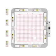 MaggieFrame Magnetic Embroidery hoop 7.9x7.9 inch for Janome Memory Craft 400E/500E/550E Elna eXpressive 830 Sewing Machines200x200mm-Square magnet-JA412MK