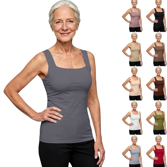 TNMLLD Tanks for Women,TNMLLD Tanks Built In Bra