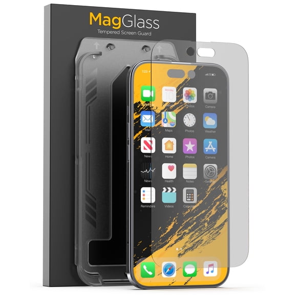 Magglass Anti Glare Matte Screen Protector Designed for iPhone 15 Pro Tempered Glass, Fingerprint/Scratch Proof Screen Guard (Applicator Included)