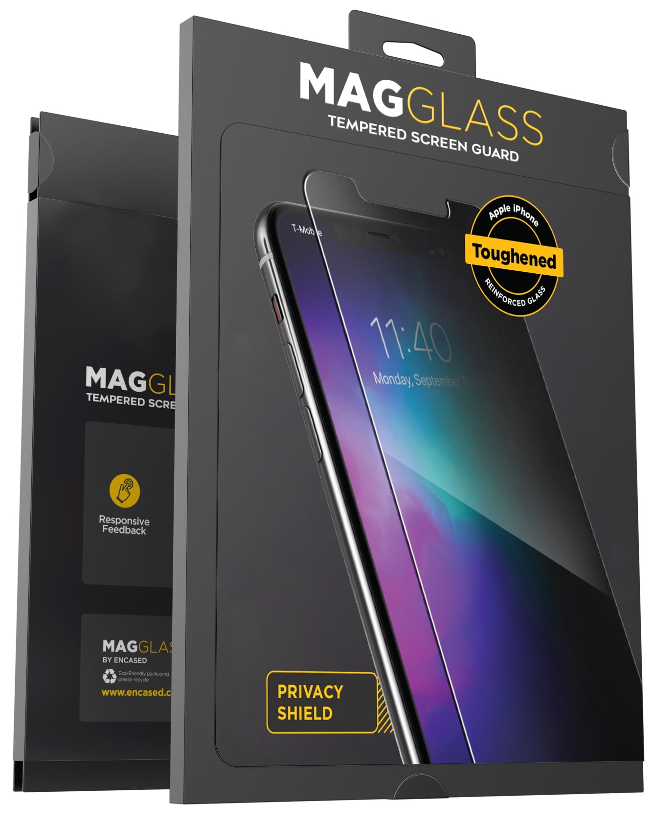 Magglass iPhone 11 Screen Protector, Anti Spy, Fingerprint