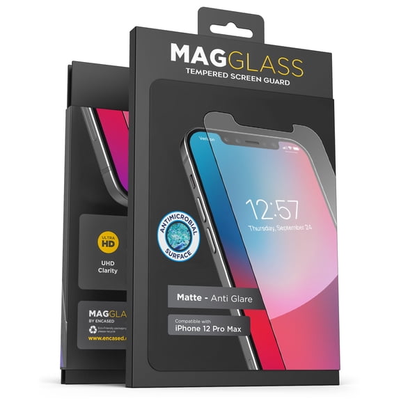 Magglass Apple iPhone 12 Pro Max Matte Screen Protector (Fingerprint Resistant) Bubble-Free Anti Glare Tempered Glass