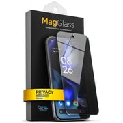 Magglass Designed for Google Pixel 9a Privacy Screen Protector - Anti-Spy Tinted Tempered Glass (Applicator Included)