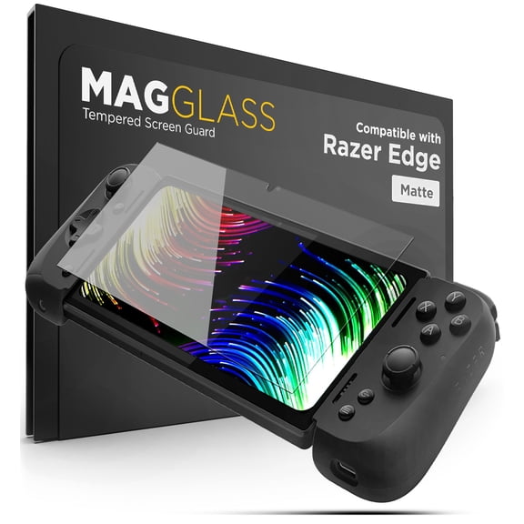 Magglass Matte Screen Protector for Razer Edge - Anti Glare Tempered Glass Display Guard (Android Handheld Gaming Console)