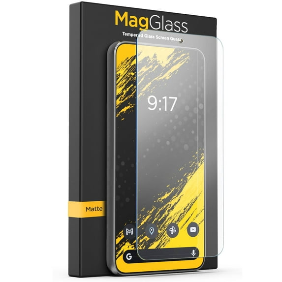 Magglass Matte Screen Protector for Samsung Galaxy S24 Plus, Anti Glare Tempered Glass with Easy Applicator (S24+ Model Only)