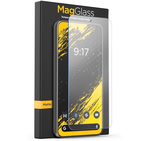 Magglass Matte Screen Protector for Samsung Galaxy S24 Plus, Anti Glare Tempered Glass with Easy Applicator (S24+ Model Only)