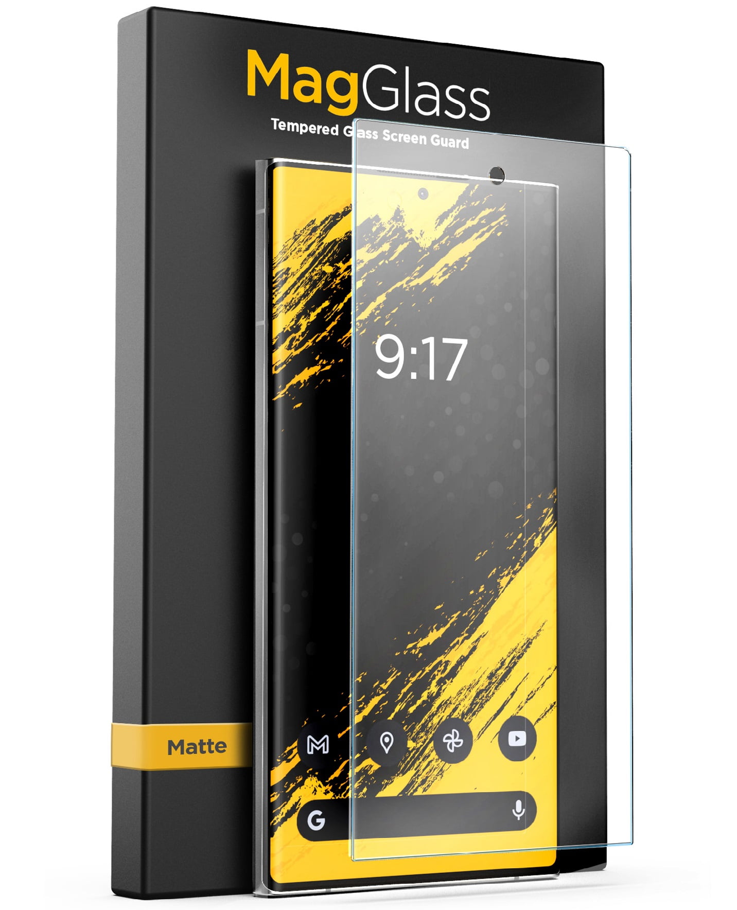 Magglass Matte Screen Protector for Samsung Galaxy S24 Ultra, Anti Glare Tempered Glass Guard