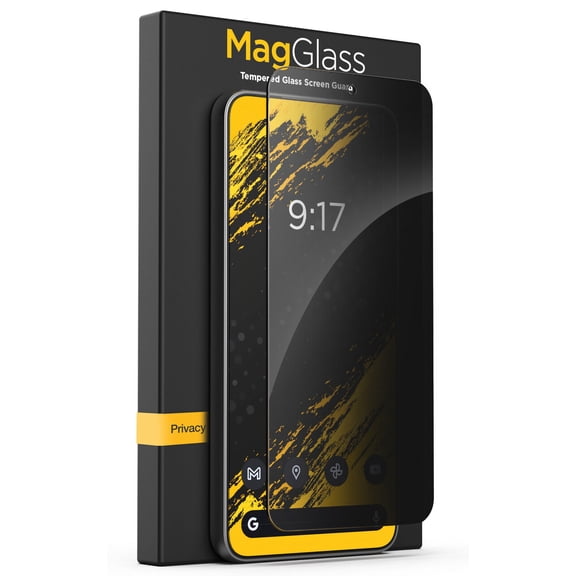 Magglass Privacy Guard for Samsung Galaxy S24 Screen Protector - Anti Spy Tempered Glass (Easy Applicator Included)