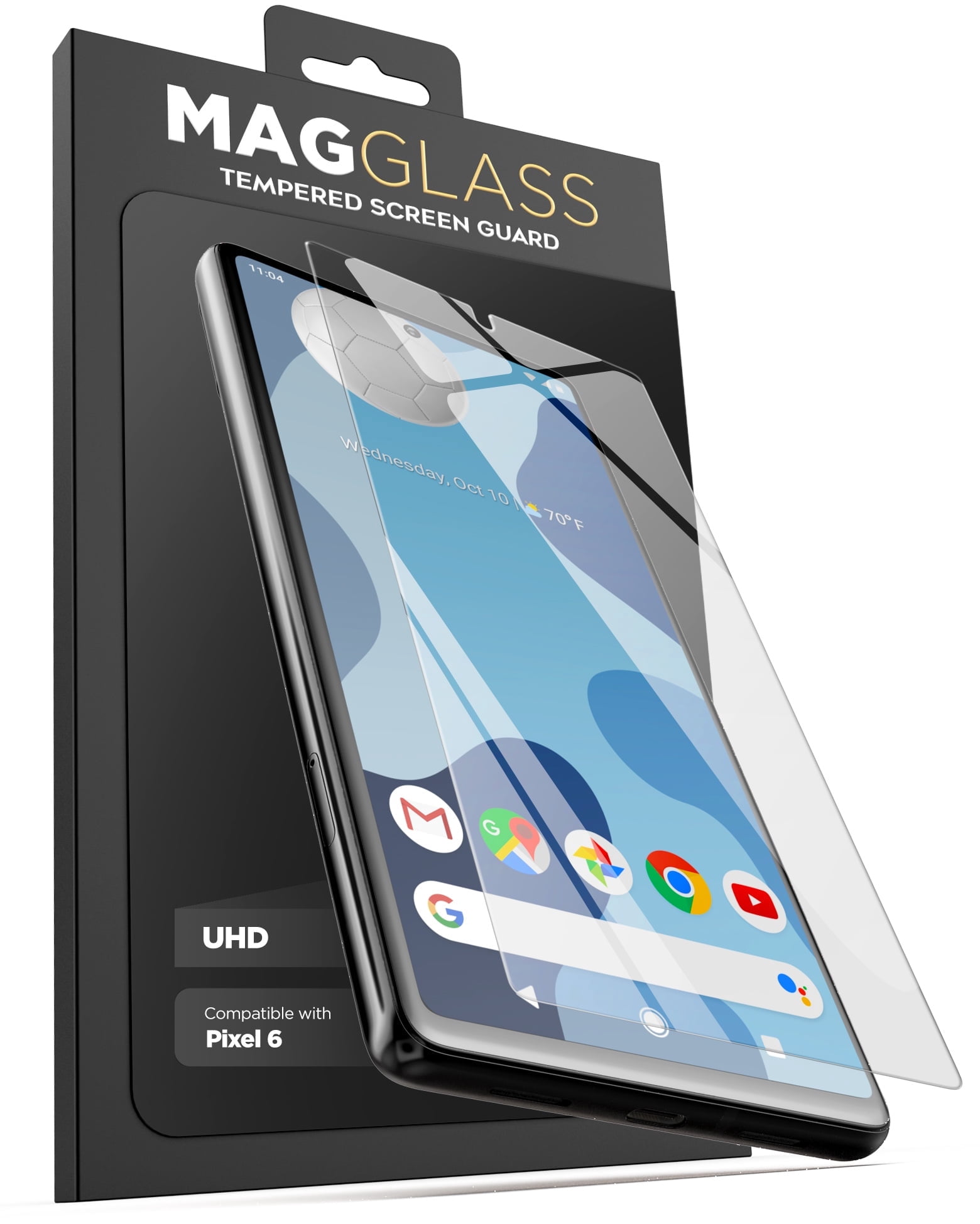 Magglass Tempered Glass Designed for Google Pixel 6 Screen Protector ...