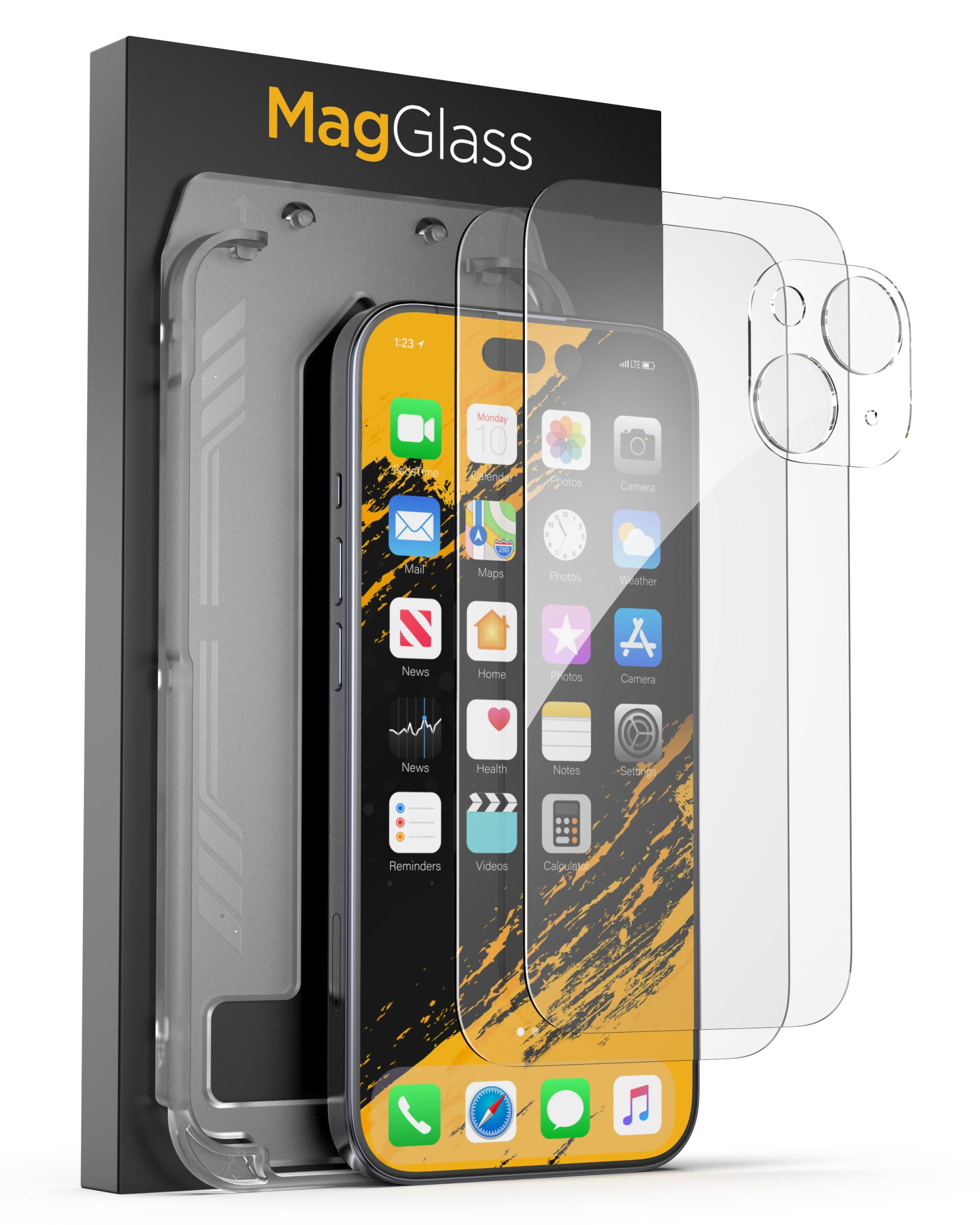 Magglass Tempered Glass Designed for iPhone 15 Screen Protector