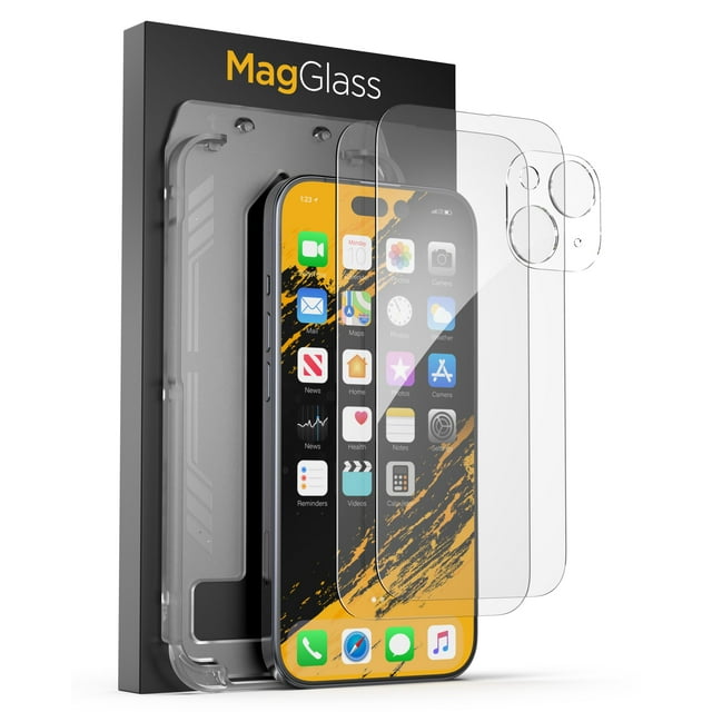 Magglass Tempered Glass Designed for iPhone 15 Screen Protector