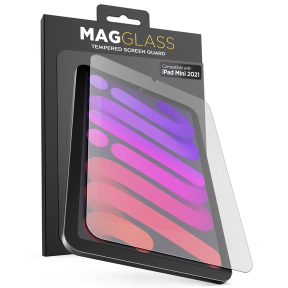 Magglass iPad Mini 6 Matte Screen Protector, 8.4 Inch Anti Glare Tempered Glass, Scratch / Bubble-Free Screen Guard (Case Compatible)