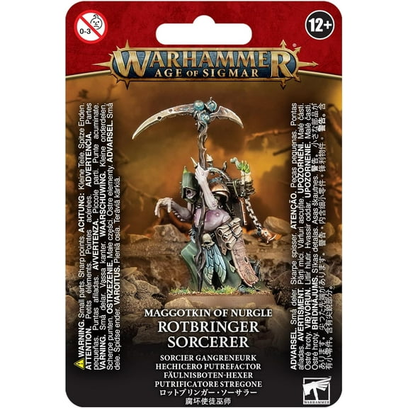 Warhammer Age of Sigmar Maggotkin of Nurgle Rotbringer Sorcerer GWS 83-61