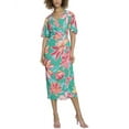 thumbnail image 1 of Maggy London womens  Freesia Floral Midi Dress, 10, 1 of 3