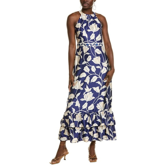 Maggy London womens Maxi Dress, 4, Blue