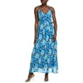 thumbnail image 1 of Maggy London womens  Maxi Dress, 8, Blue, 1 of 3