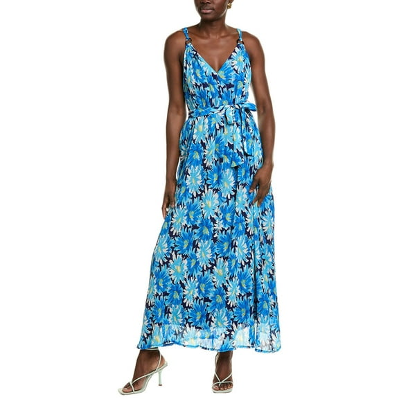 Maggy London womens  Maxi Dress, 8, Blue