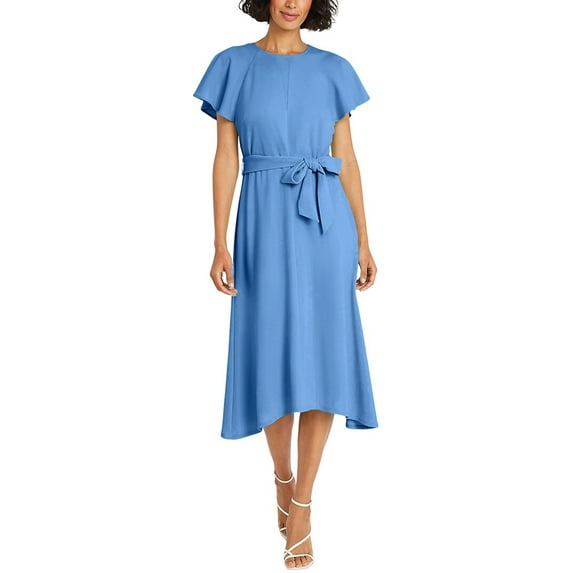 Maggy London womens Midi Dress, 10, Blue