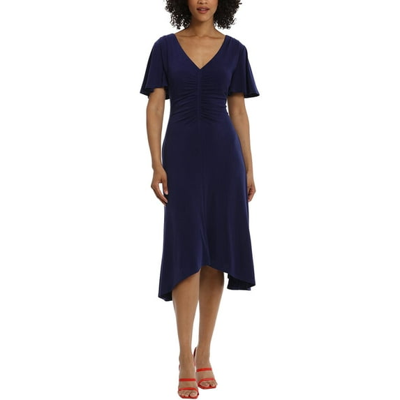 Maggy London womens Midi Dress, 12, Blue