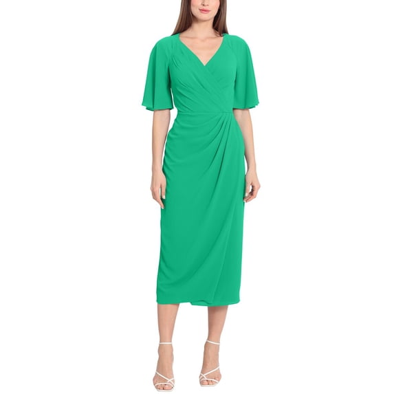 Maggy London womens Midi Dress, 12, Green