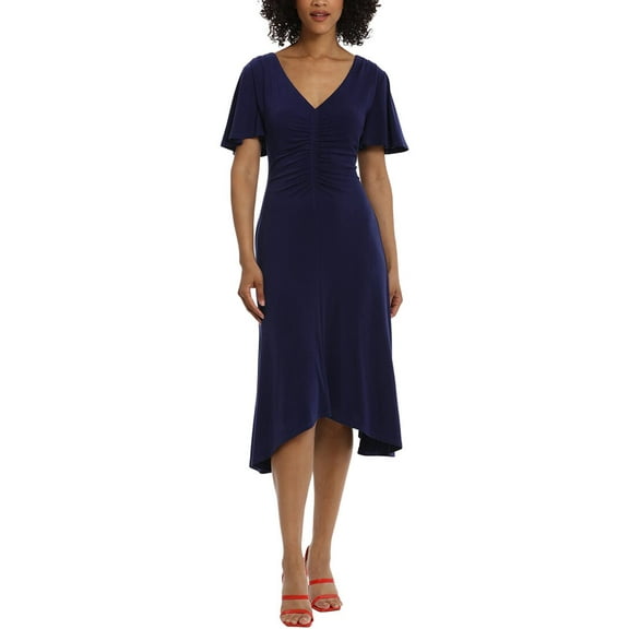 Maggy London womens  Midi Dress, 14, Blue