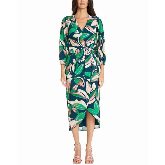 Maggy London womens  Midi Dress, 2, Blue