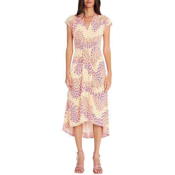 Maggy London womens Midi Dress, 4, Pink
