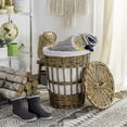 thumbnail image 1 of Maggy Nautical Storage Hamper with Liner and Removable Lid, 1 of 9