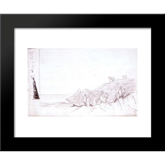 Magi procession 20x24 Framed Art Print by Nicholas Roerich