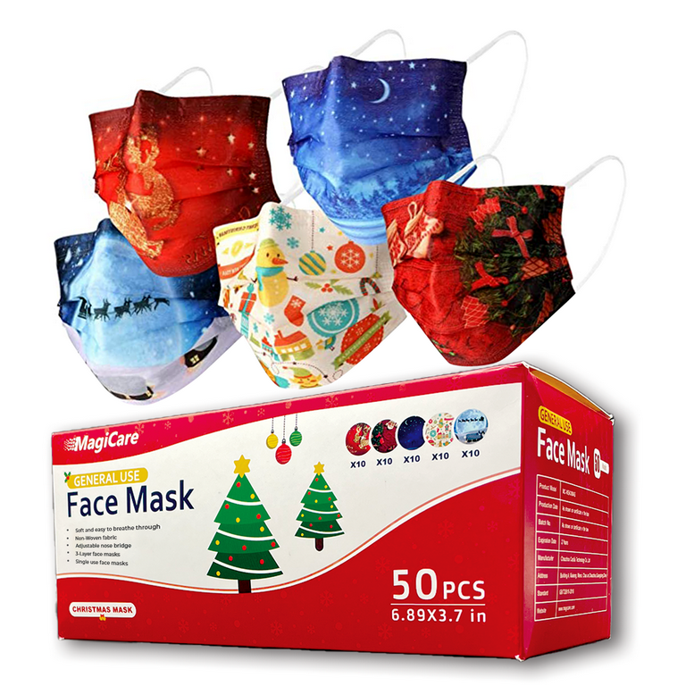 Christmas 3 Layer Face Masks Christmas 3 Layer Face Masks