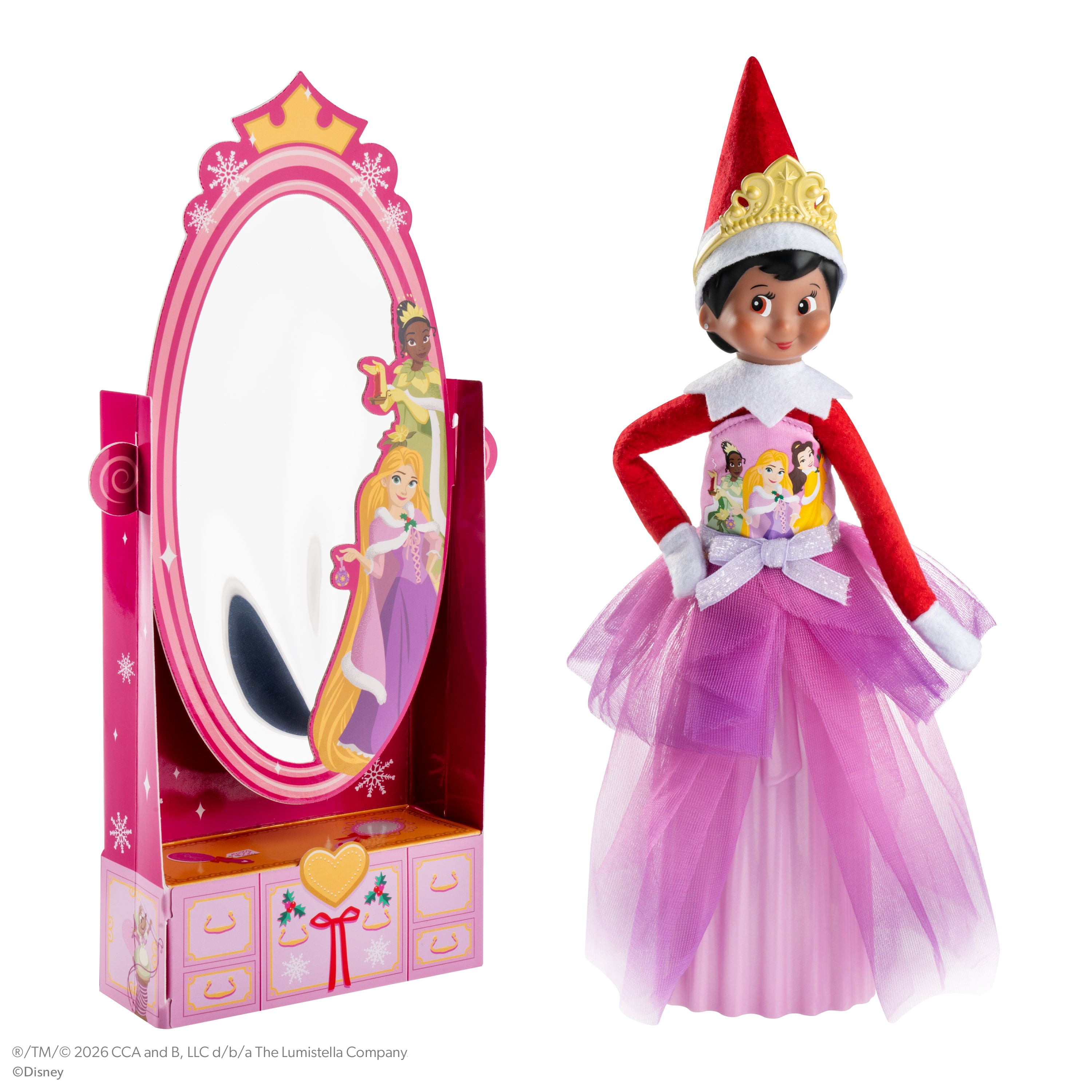 The Elf on the Shelf Disney Princess 2-in-1 Get Ready Set - Scout Elf Not Included