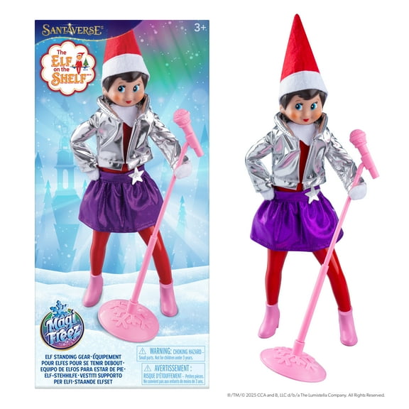 The Elf on the Shelf MagiFreez Pop Star Magical Standing Outfit for Your Scout Elf (Scout Elf Not Included)