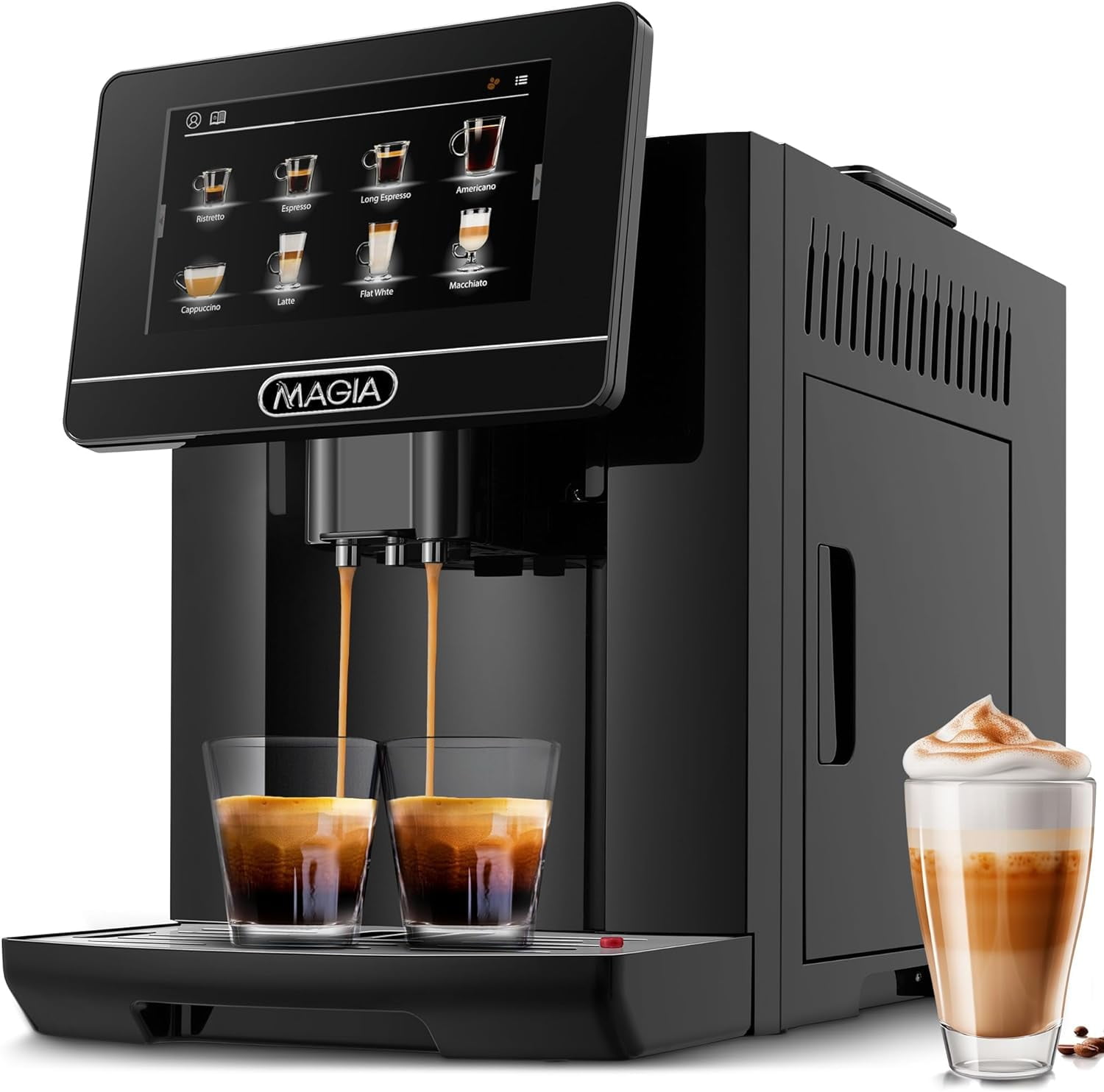 Zulay Kitchen Magia Espresso Coffee Maker, Super Automatic Zulay Kitchen Magia Espresso Coffee Maker, Super Automatic