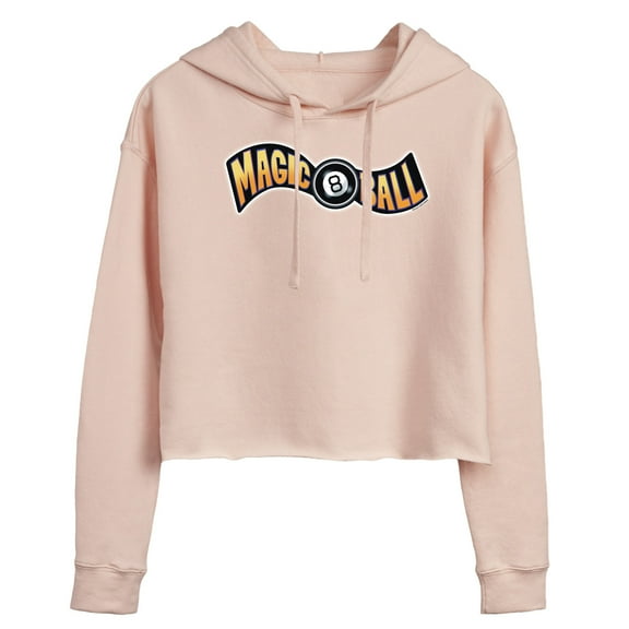 Magic 8 Ball - 8 Ball - Juniors Cropped Pullover Hoodie
