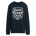 thumbnail image 1 of Magic 8 Ball - Don't Count On It - Men's Long Sleeve Graphic T-Shirt, 1 of 3